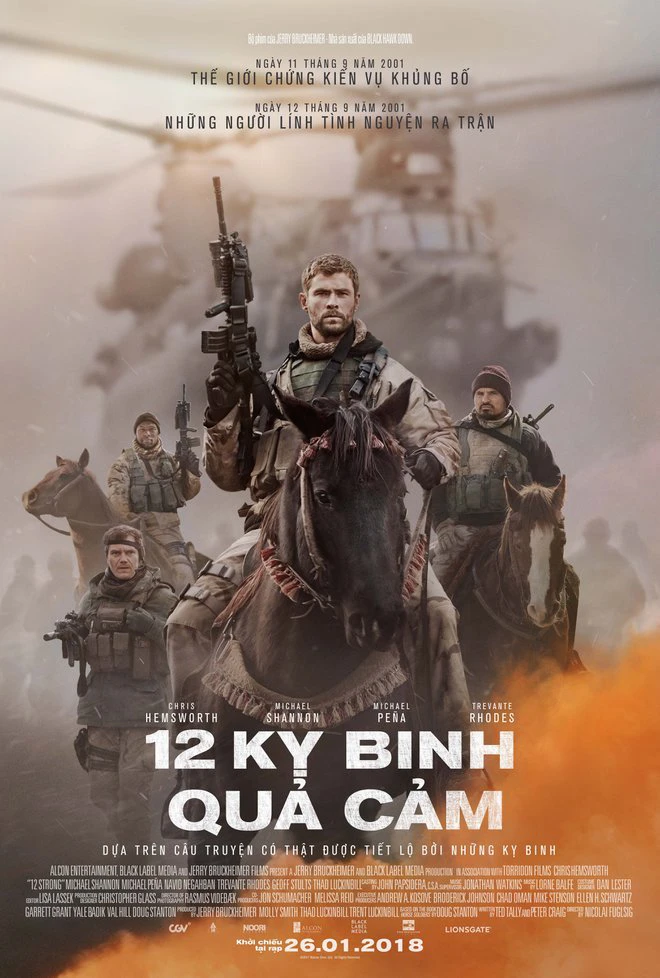 12 kỵ binh quả cảm | 12 Strong (2018)